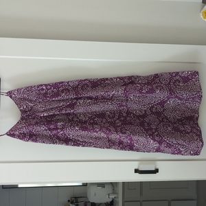 Clearance sale!! Purple Paisley Full Length Dress